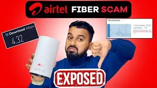 Airtel AirFiber🛜 - 40Mbps SCAM😡Exposed | Fake Speed - Don&rsquo;t Buy Airtel Fiber❌