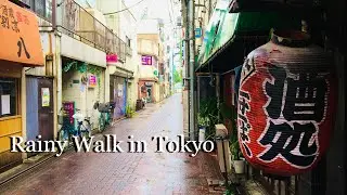 4K 60fps Rainy Tokyo Walk -  Omori Japan Street【May 2020】