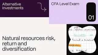 Natural resources risk, return and diversification (for the CFA Level 1 exam)