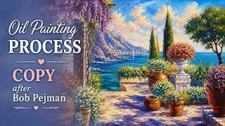 Oil Painting Process &ndash; Copy after Bob Pejman | Mariya Blyznyuk Art