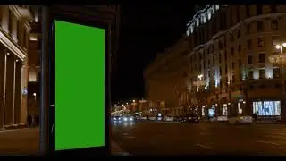 Street Green Screen Hoarding 