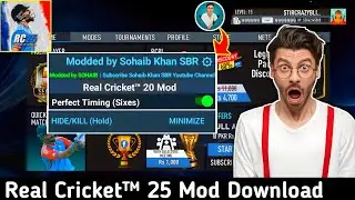 Real Cricket&trade; 20 Mod Apk Download | RC 20 Perfect Timing Mod | RC 20 Mod Apk | Sohaib Khan SBR