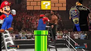 #RomanReigns vs Super Mario #epicclash #supershowdown #intenseaction #livestream #gaming #funny