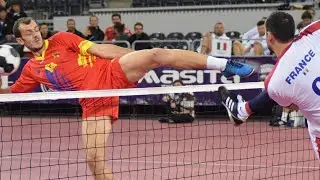ROM - FRA double - World Futnet Championships Cluj Napoca 2018
