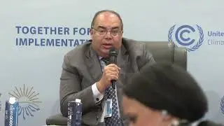 Global Youth Statement   Opening Ceremony Handover - Dr Mahmoud Mohieldin