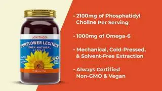 Lekithos&reg; 100% Natural Liquid Sunflower Lecithin