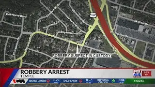 Temple robbery arrest