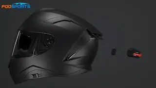 FODSPORTS F1 PRO Helmet Rear Light & Intercom - First Impressions
