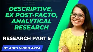 Descriptive, Ex Post-Facto, Analytical Research II Target JRF/NET 2023
