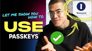 How to USE PASSKEYS with 1Password (Step by Step)