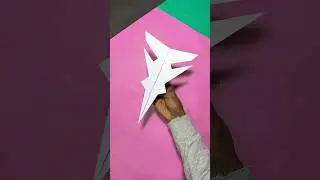 How To Make A Paper Jet Plane 🚀😲