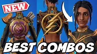 BEST COMBOS FOR *NEW* GILDED REALITY SHANTA SKIN (SUPER LEVEL)(SEASON 1 BATTLE PASS)! - Fortnite