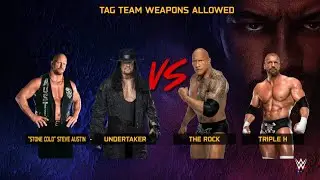 Wwe2k25 Netflix edition gameplay teg team match 