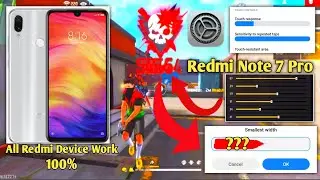 Redmi Note7 Pro free fire Sensitivity Setting CustomHud+Dpi#freefire#sensitivitysetting#GamingMehedi