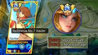 XAVIER BEST BUILD EASY COUNTER HERO EDITH SOLO RANKED | GLOBAL XAVIER BUILD & EMBLEM 2023 - MLBB