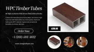 WPC Timber Tube | Premium WPC Timber Tubes | Wall Panel