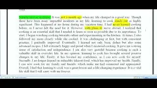 IELTS Speaking Module Cue card - Describe a time that something changed your life in good ways.