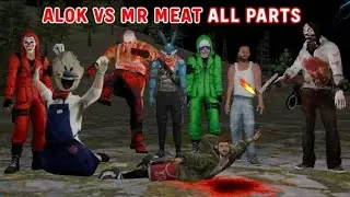 Alok vs Mr Meat All Parts 🔥| Gulli Bulli | Free Fire Horror Story Gulli bulli full story