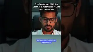 Free AI & Automation Workshop for Freshers | Get Job-Ready Skills in 2025