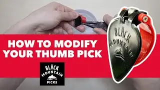 How to Modify your Thumb Pick with Hot Water