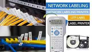 Network Labeling Machine | UTP cable label Tagalog Tutorial