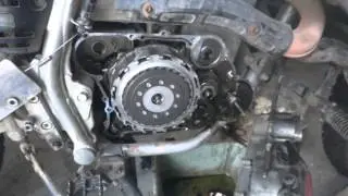 Замена пружины храповика переключателя передач KLR 650