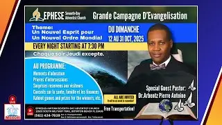 Grande Campagne d'Evang&eacute;lisation | Pasteur Arbentz Pierre-Antoine | 10.27.2025 | EHCSDA