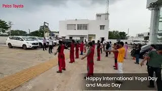 Celebration of Yoga Day at Palco Toyota