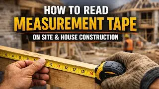 How to read Measurement Tape on site & House Construction in Telugu | Site Engineer Must Know