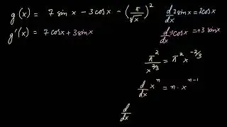 Worked example sine and cosine differentiation  | Differentiation |  Post Sec Math |  KA Urdu