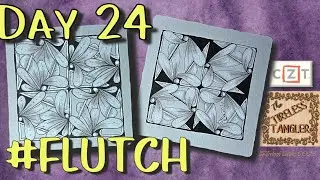 Finding #FLUTCH | Inktober Tangles 2023 | Day 24