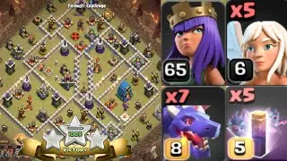 TH12 New War Base 3 Star | Dragon Bat Queen Charge | Easy 3 Star Strategy TH12 | DragBat