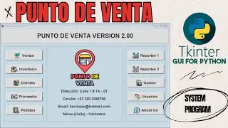 Punto de venta versión 2 | Python Tkinter GUI