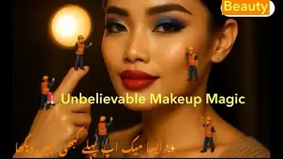 Tiny Workers Create Glamorous Makeup Look | Surreal Beauty Transformation by Afas daily vlog