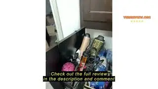 Review Ovicar Hair Dryer Holder - 3-in-1 Hair Tool Organizer Blow Dryer Holder Adjustable Height Wal
