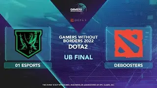 Deboosters vs. 01 Esports - Gamers Without Borders - Dota 2 - Grand Final - ASIA