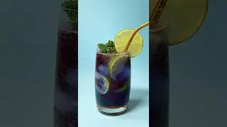 Blue mojito recipe for warm sunny days👌💗💙 #mojito