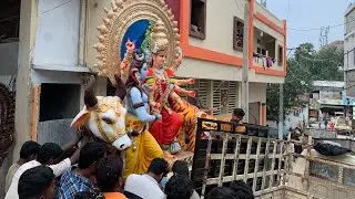 Durga murti aagman 2021 | Durga Mata aagman Dhoolpet  | Durga aagman puja Vidhi | Durga Devi aagman