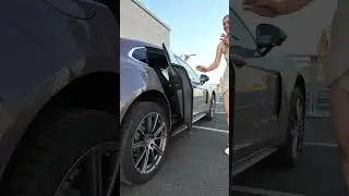 This provides a better entry to the car 💡! 2025 Porsche Panamera Active Ride Suspension #shorts