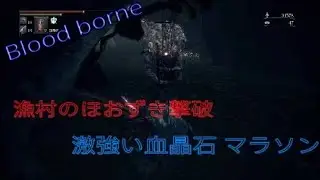 【Bloodborne】漁村のほおずき激強い血晶石マラソン！