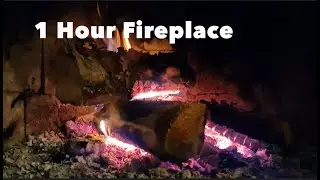 Fireplace,  Kamin 1 hour , chimney shomine!