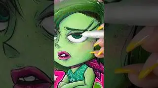 Dibujo una EMOCI&Oacute;N de ✨INSIDE OUT✨🤮😡😰 #disney #insideout