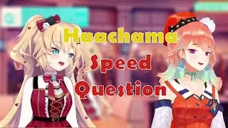 Haachama Speed Question Segment!!!! Haachama sleep without...?? (HoloTalk)