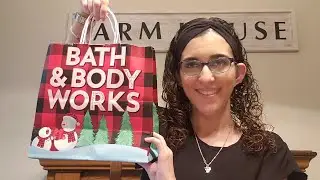 Bath and Body Works Christmas haul.