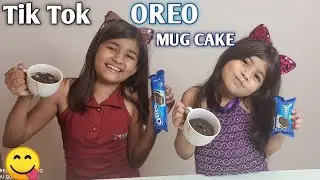 Viral TIK TOK Oreo Mug Cake | KIDS COOKING | Zynzoe