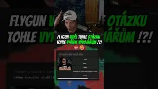 FLYGUN VIDĚL TUHLE OT&Aacute;ZKU A TOHLE VYŘ&Iacute;DIL V&Yacute;VOJ&Aacute;ŘŮM !?! 🤬🤣