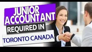 Junior Accountant Required in Toronto, Canada 🇨🇦 | Entry-Level Accounting Jobs #TorontoJobs