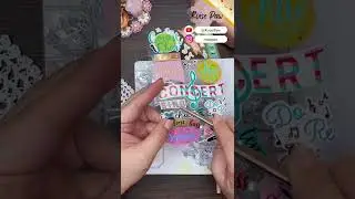 ASMR | Singer Theme | Name #28 | #Scrapbooking #shorts #scrapbooking #asmr #satisfying