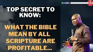 Top Secret To Know || Teaching All Scripture Is profitable To Spiritual Growth