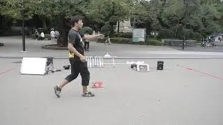 JUGGLING ACT in Ueno Park, Tokyo, Japan